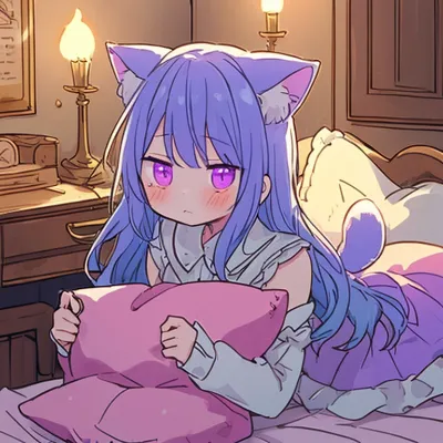 眠たげな猫耳の夜