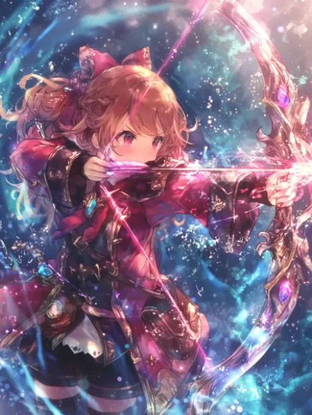 星空を射抜く魔法の射手。