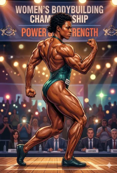 ボディービルダーの女性