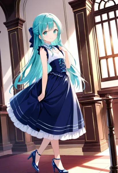 常磐アクア（お題：コルセット）