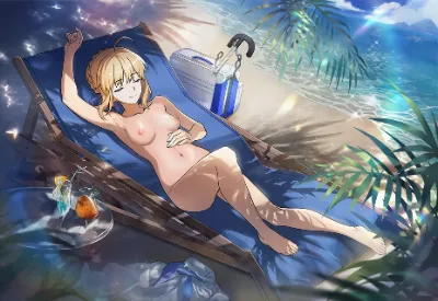 リクエストあったので全裸で日光浴するアルトリア
