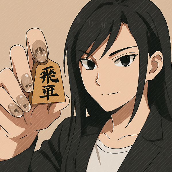 発芽の札を掲げる少女