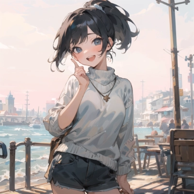 学園もの　ポニテちゃんデート