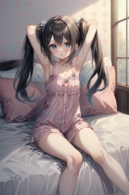 大好きな寝間着でごきげんな朝