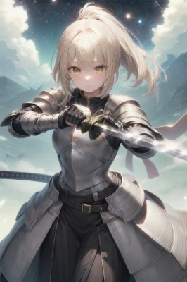 女剣士キリッ(⁠•⁠ ⁠▽⁠ ⁠•⁠;⁠)