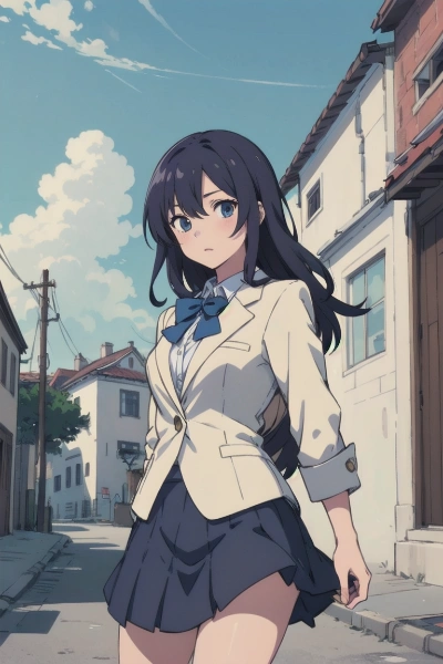 今、学校から帰ってるところです