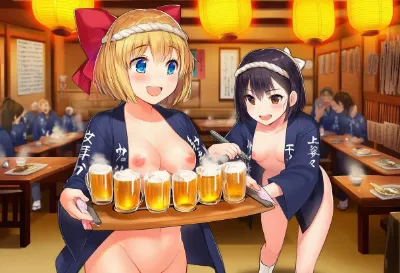 はーい、ビールですよー