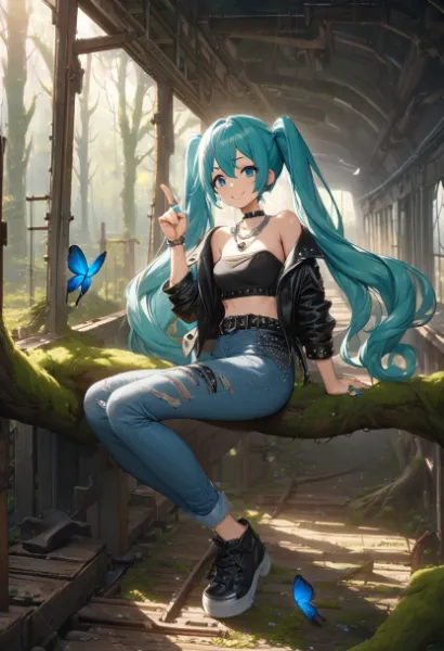 ノスタルジックな森の中