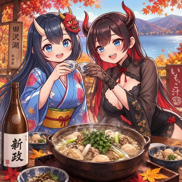 鍋っこで乾杯だべ