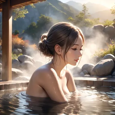温泉女子