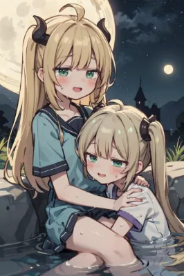 ミクとパステル　少し成長