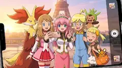 Milfeulle and Ash's friends from Kalos