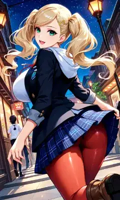 杏殿　夜道