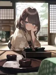 温泉宿のまったりとした時間