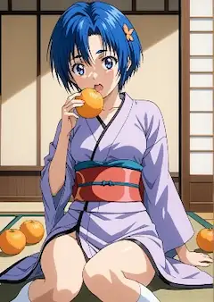 [艶欲](青鹿 瑞穂)　和服子供の頃Ver