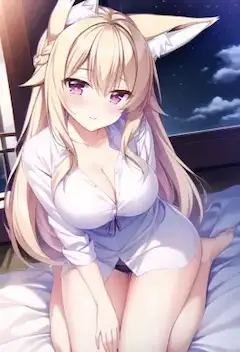 裸ワイシャツ