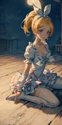 キュアリズムと月明かりのヌルヌル動画