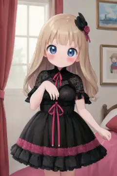 I buy my Loli sister a Dress and its look good on her