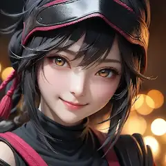 琥珀の瞳を持つ黒髪戦士