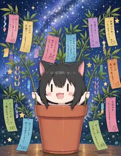 ヘタぐるみ七夕飾り！