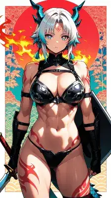 ビキニアーマードラゴンガール