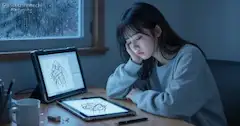 雨の日の創作スランプ😮‍💨