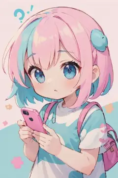 すまほを見てて何が悪いの~¿?