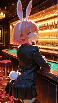 タキシードバニーガール