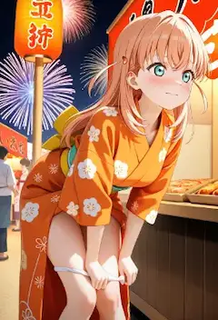 下着を脱ぐ花帆ちゃん