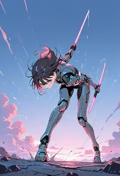 ネオン剣士の黄昏決戦