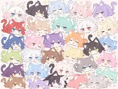 猫耳少女たちのふわふわ大集合