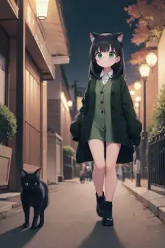 街を散歩