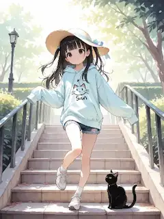 「今日も公園探索」🛝🐈‍⬛