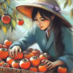 柿の収穫
