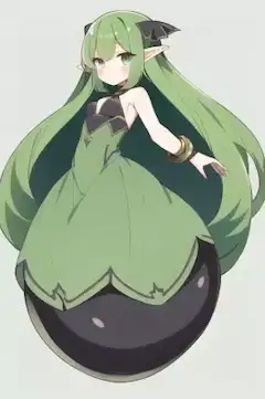 宙に浮く女の子