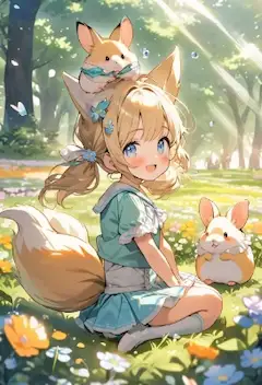 きつねと森の仲間たち