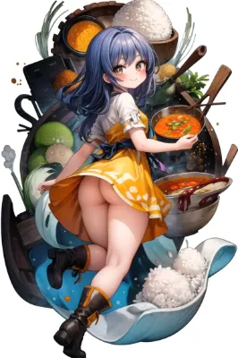 ノーパンカレー娘