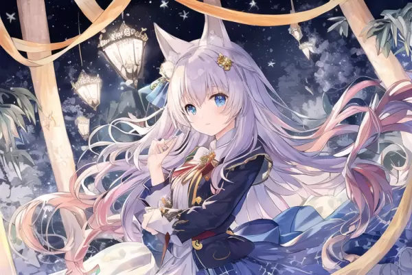 猫しっぽを生成してたら髪と融合してしまったのでせっかくだから投稿