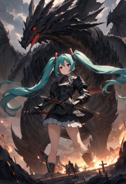 闇の竜を操るダークナイト