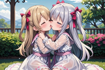 11月20日の百合キスイラスト その2