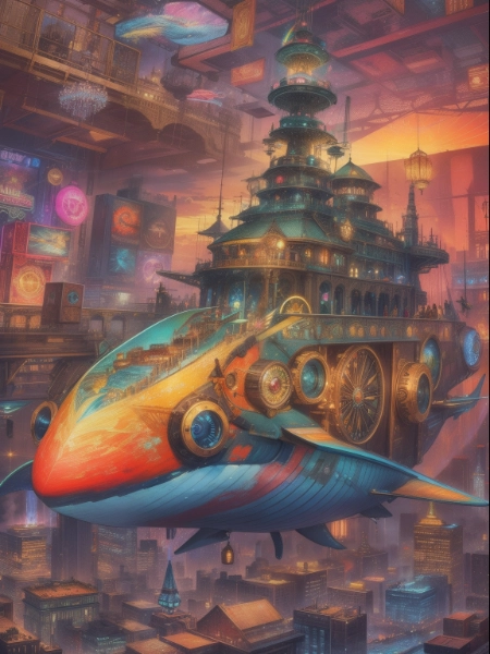 Flying Whale Helicopter