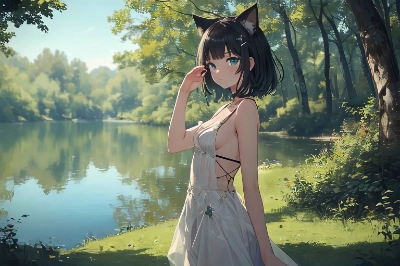 けもみみと森の泉