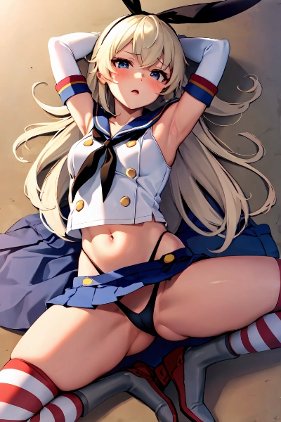 艦これ・島風ちゃんの超セクシーショット！