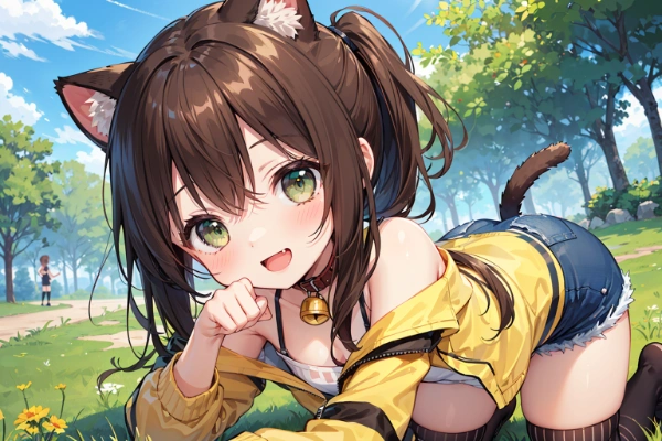 猫ポニテちゃん