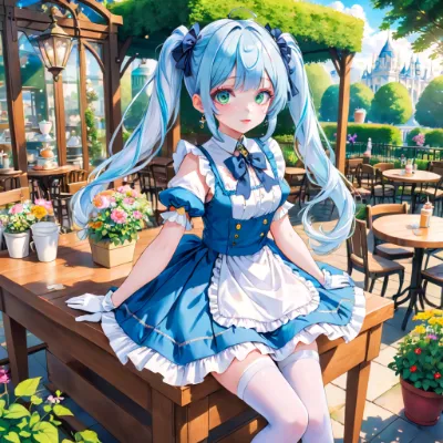 昼前のカフェ