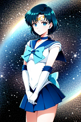 青髪