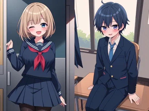 海外からの転校生と