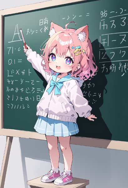 天才少女の授業