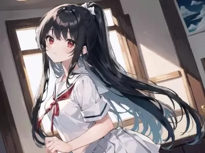#41 黒髪少女