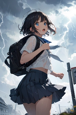 雷に包囲された！